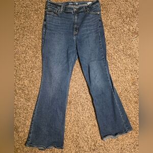 Old Navy High Rise Flare Jean Sz 16